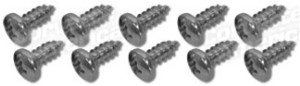 Window Channel Screws. Coupe Rear Lower 63-67