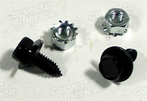 Steering Column Mount Bracket Screw & Nut Set. 63-66