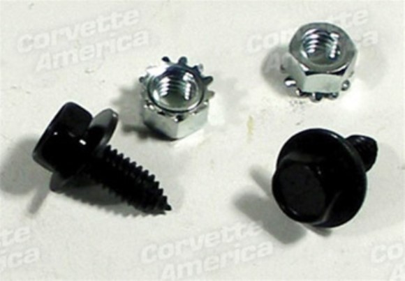 Steering Column Mount Bracket Screw & Nut Set. 63-66