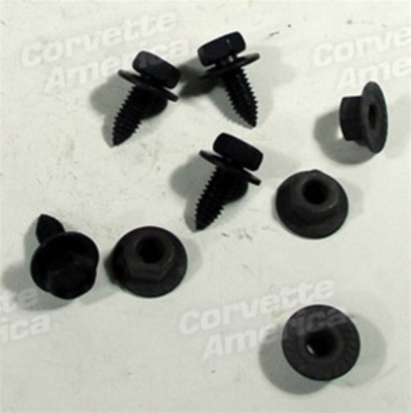 Steering Column Mount Bracket Screw & Nut Set. 67