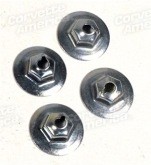 Wiper Transmission Mount Nuts. 4 Piece Set 56-62