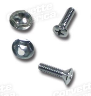Power Antenna Switch Screws & Nuts. 4 Piece 65-66