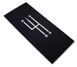 Shift Indicator Plate. 4 Speed 77-81