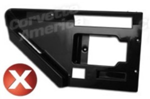 Door Open Latch Bezel. RH 86-87 W/Power Locks 86-89