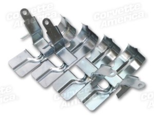 Spark Plug Heat Shield Kit. Small Block 4 Piece 57-79