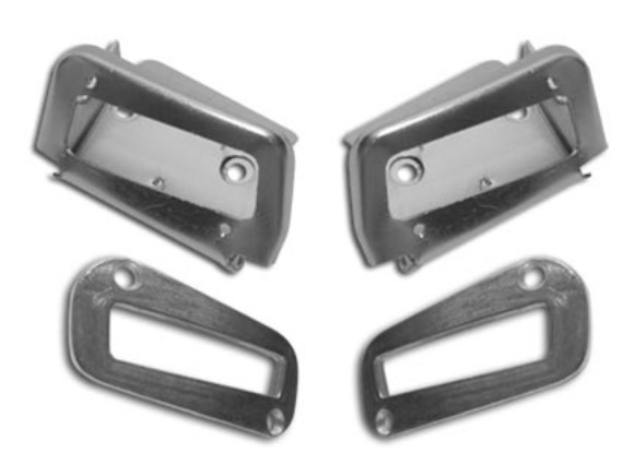 Shoulder Harness Seat Kit. Rear 4 Piece 70-75