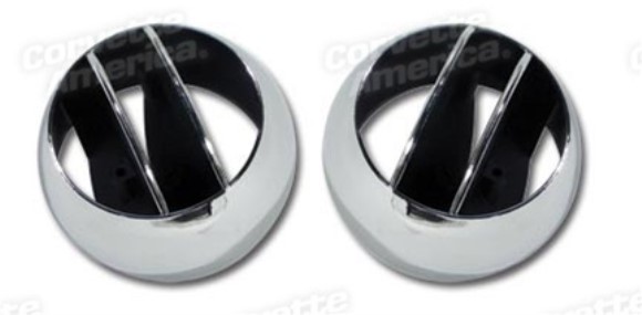 Vent Deflector Kit. 2 Balls 4 Seals 68-77