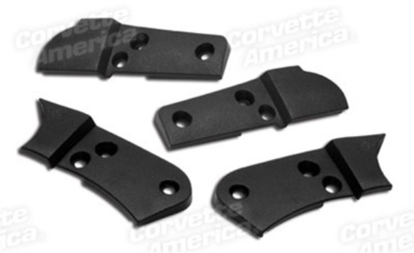 Seat Hinge Covers. 4 Piece Set -  Dye To Match 78-82