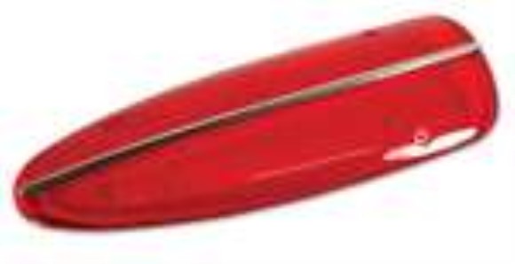 Taillight Lens. Red 58-60