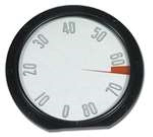 Tachometer Face. W/Numbers 8000 RPM 58