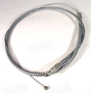 Park Brake Cable. Front Stainless Steel 64-66