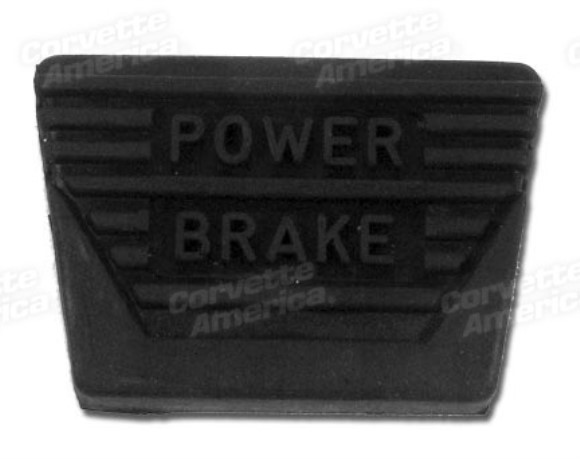Pedal Pad. Power Brake Manual 63-67