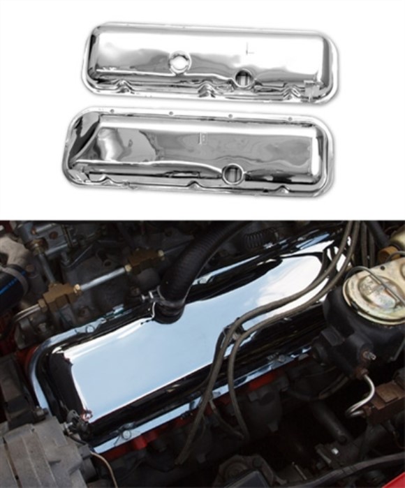 Valve Covers. Big Block Chrome Replacement 65-74