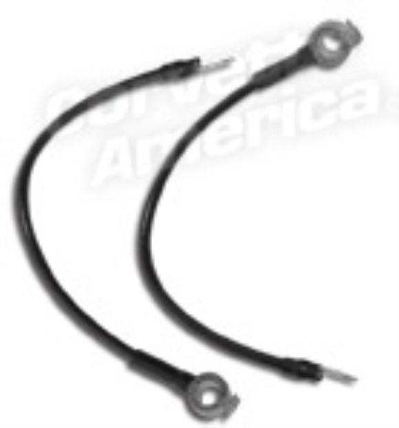 Battery Cables. 327 W/O Air Conditioning 66-67