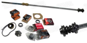 Steering Rebuild Kit W/Worm Gear. 53-57
