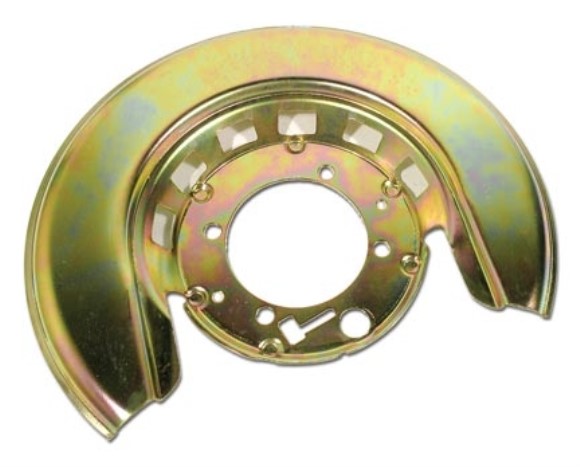 Rear Backing Shield. Gold RH 76-82