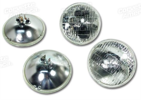 Headlight Bulbs. T3 Set Of 4 60-67