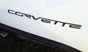 Corvette Lettering Kit. Carbon Fibr 97-04