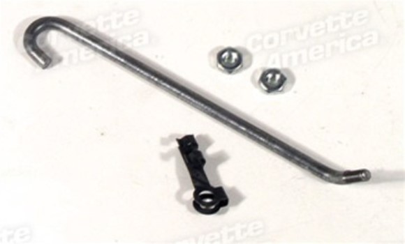 Convertible Rear Bow Lock Center Release Rod. 68-75