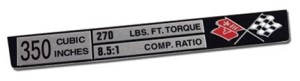 Console Dataplate. L-48 73-74