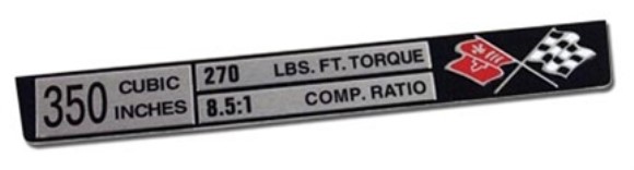 Console Dataplate. L-48 73-74