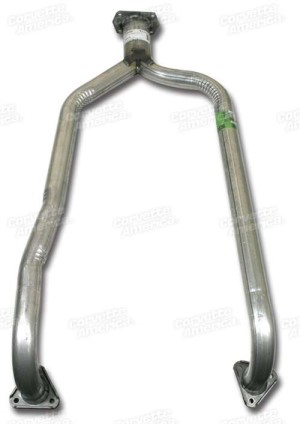 Exhaust Pipe. Front Y 84-85