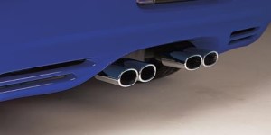 Exhaust Tips. Stainless Steel Chrome 4 Piece Set 97-00