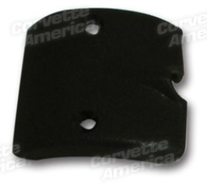 Inside Mirror Bracket Cover. Coupe Black 67
