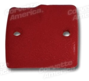 Inside Mirror Bracket Cover. Coupe Red 67