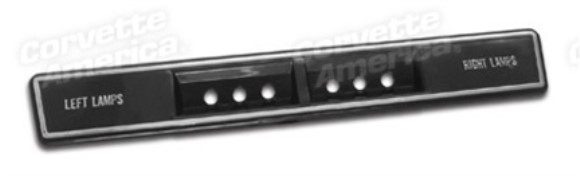 Fiber Optics Console Trim Plate. 68