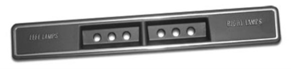 Fiber Optics Console Trim Plate. 69-71