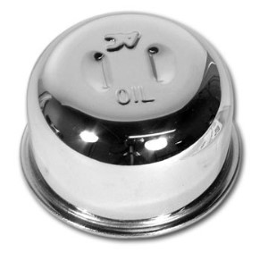 Oil Cap. Unvented W/Solid Lifters-Chrome 62