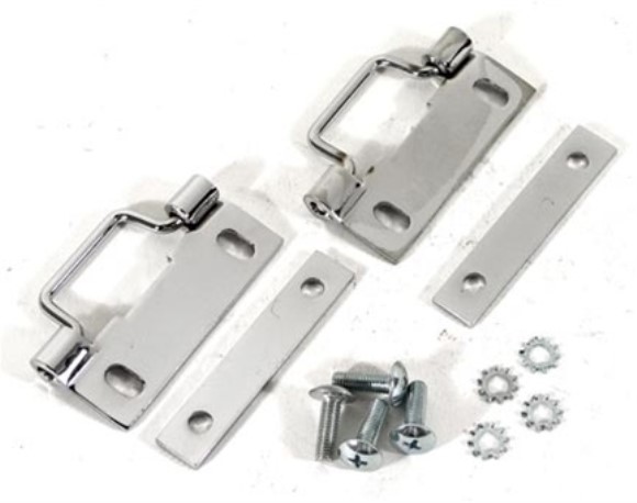 Convertible Top Rear Latches. On Top W/Plate 56-60