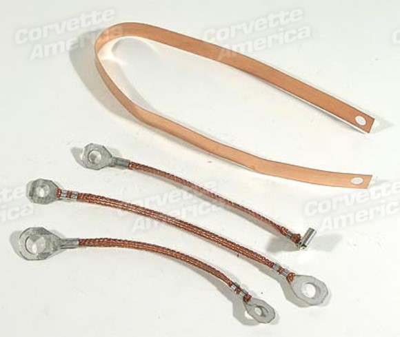 Ground Strap Kit. W/Side Exhaust 64-67 | Shop Electrical Wiring and