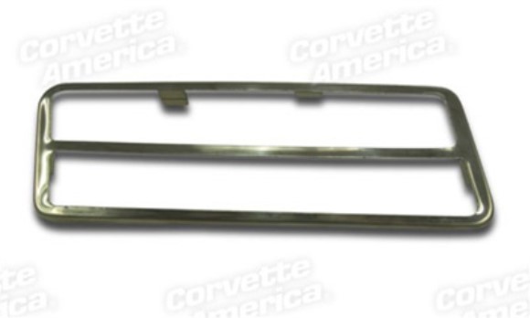 Gas Pedal Trim. Stainless Steel 68-72