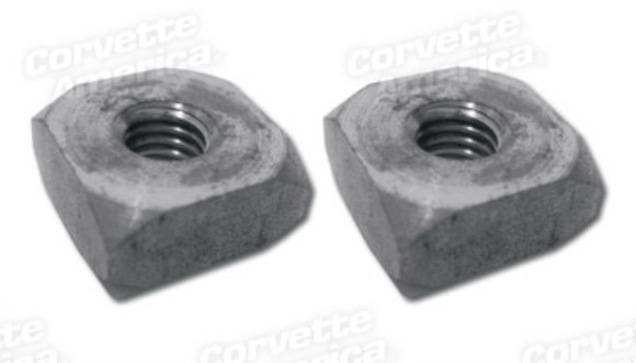 Radiator Lower Support/Body Mount Nuts. Square 63-82
