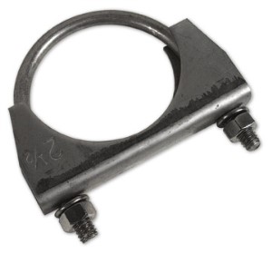 Exhaust Pipe Clamp. 2.5 Inch Stainless Steel 63-90
