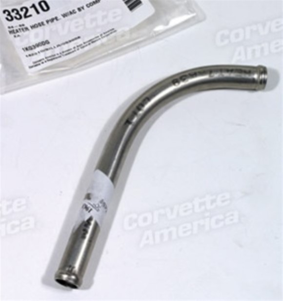 Heater Hose Pipe. W/Air Conditioning By Compressor Stainlss Steel 64-66