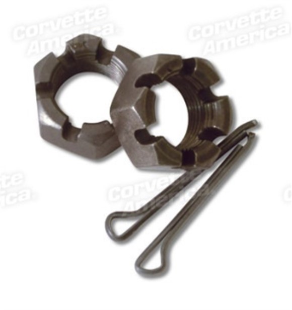 Spindle Nut & Cotter Pin. 53-82