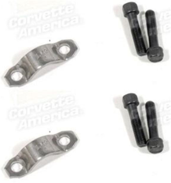 Driveshaft U-Joint Retainer Straps & Bolts. 68-80