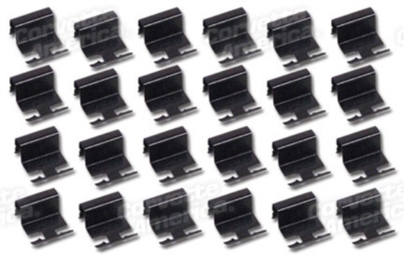 Windshield Molding Clips. Coupe 24 Piece Set 63