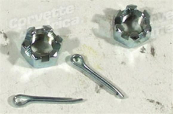 Upper Ball Joint Nut & Cotter Pin Set. 63-82