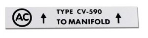 Tag. PCV Valve Cv-590 62-64