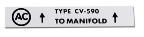 Tag. PCV Valve Cv-590 62-64
