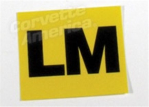 Decal. Valve Cover Engine Code-Lm 69
