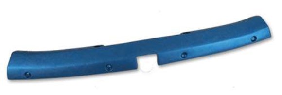 Header Molding. Bright Blue Coupe 68