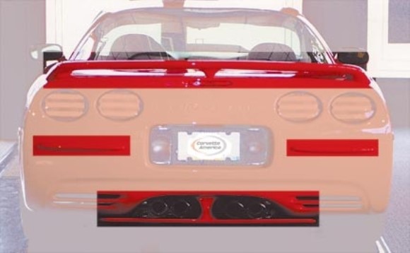 Rear Wing. Low Profile Coupe 97-04