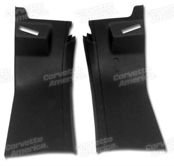 Rear Coupe Roof Panels. Black 80-81