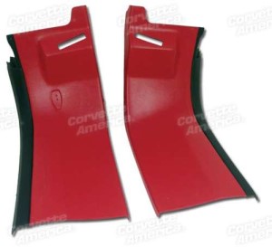 Rear Coupe Roof Panels. Red 80-81