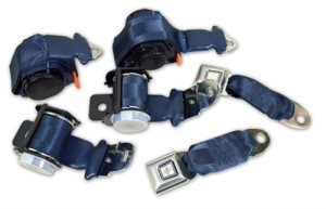 Seat Belts. Lap & Shoulder - Dark Blue 72-73
